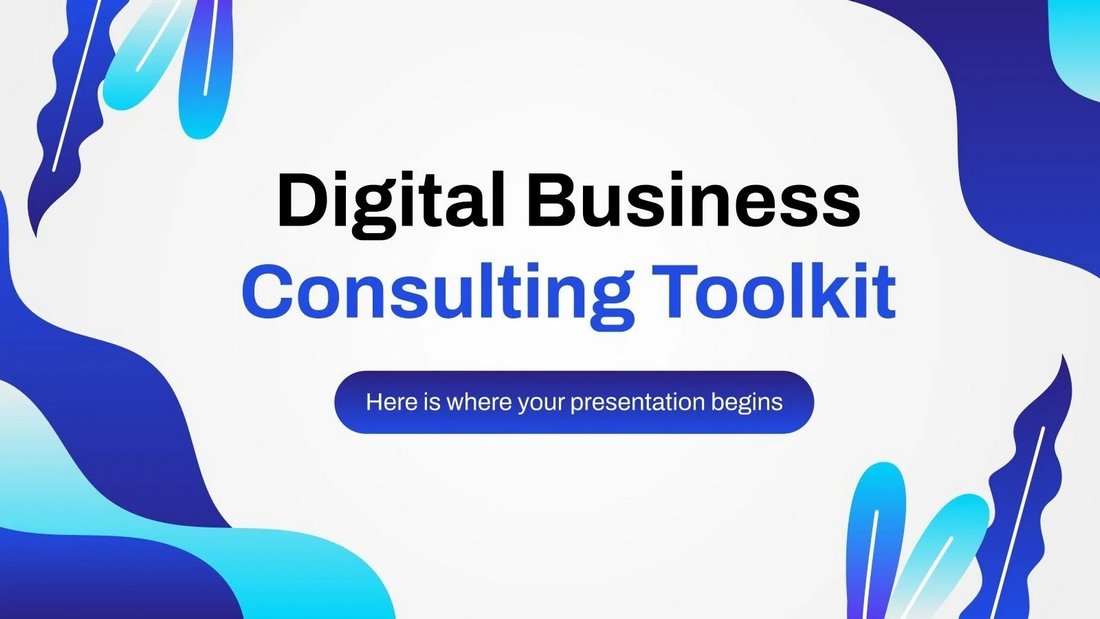 Digital Business - Free Consulting PowerPoint Template
