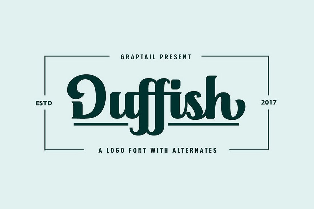 Duffish - Logo Font
