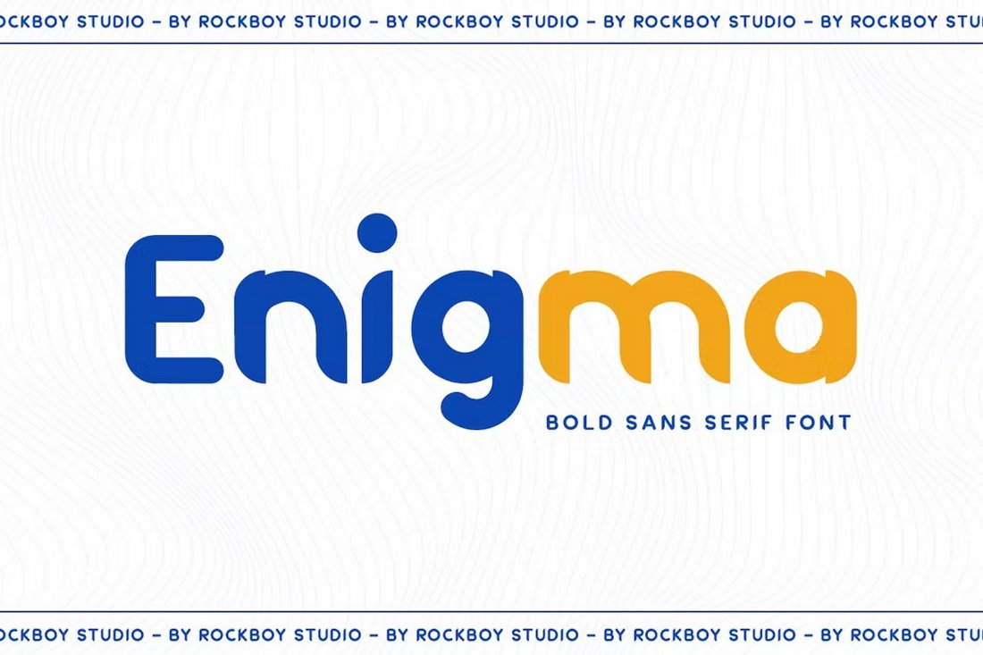 Enigma - Bold Logo Font