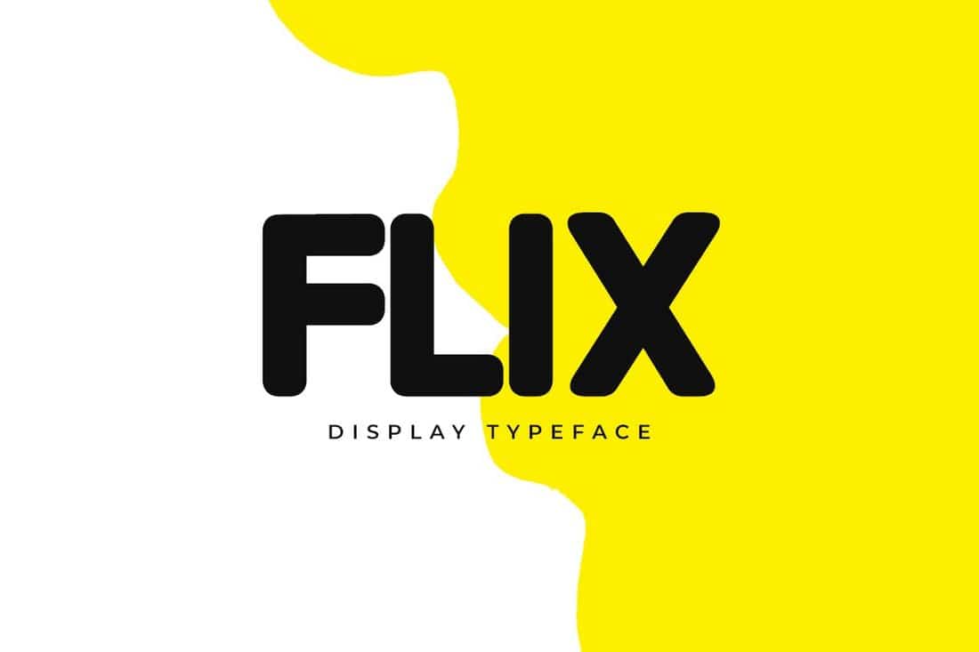 FLIX - Unique Display & Logo Font