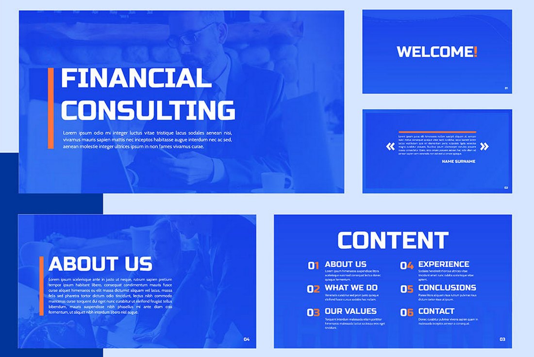 Financial Consulting - Free Google Slides Template