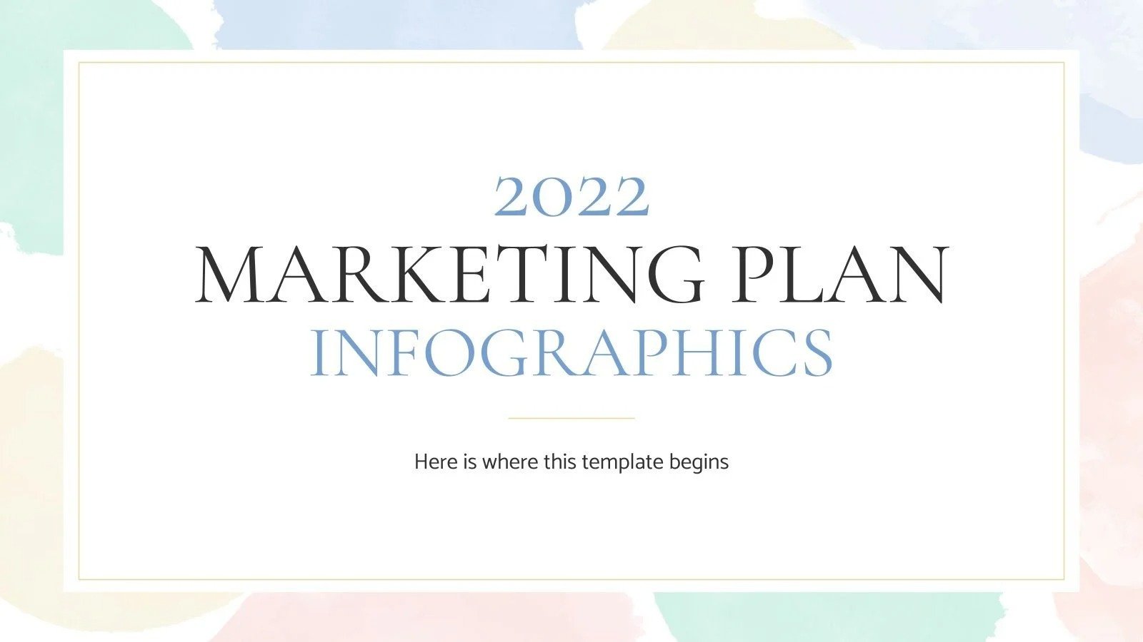 Free 2022 Marketing Plan Infographic PowerPoint Template