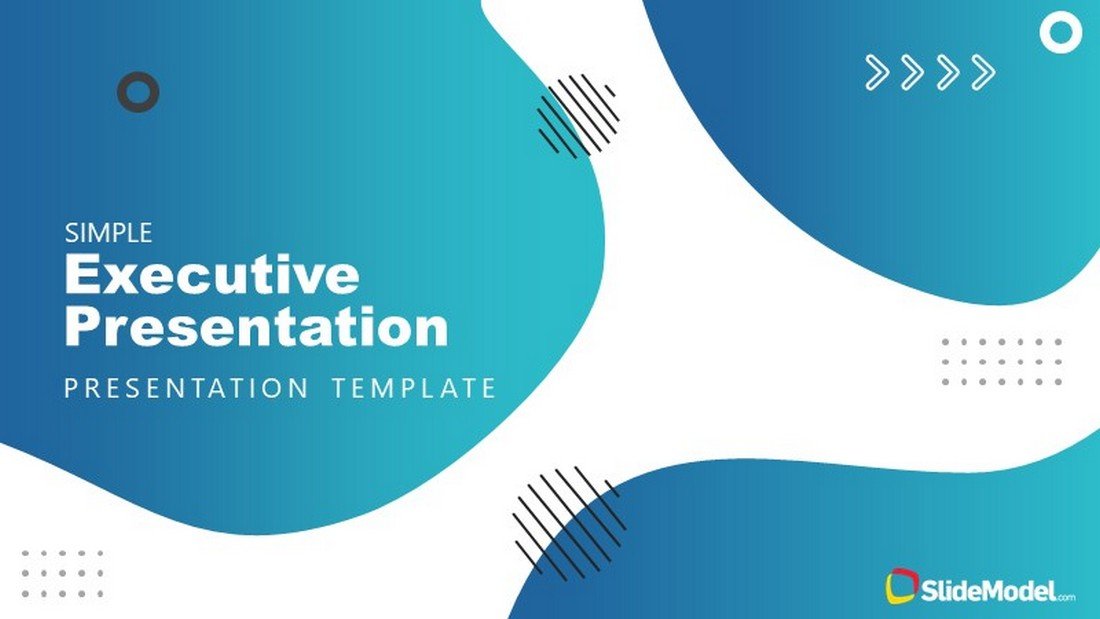 Free Simple Business Executive PowerPoint Template