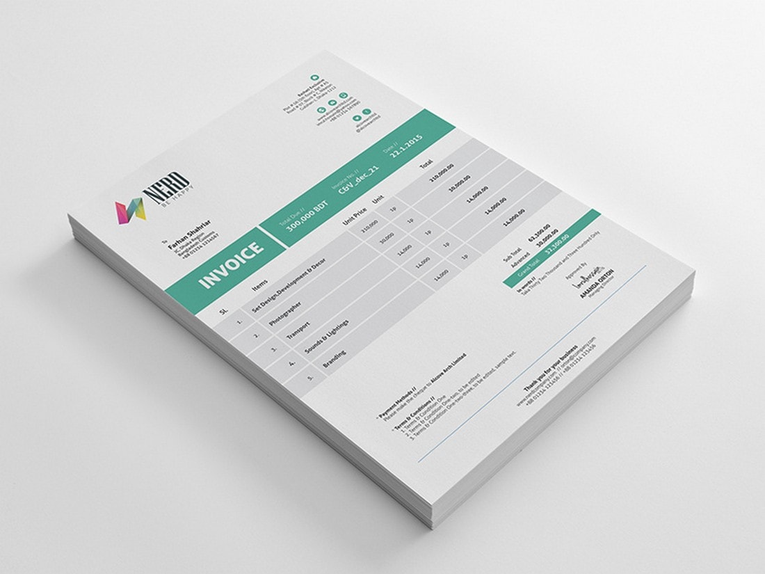 Free Small Business Invoice Template