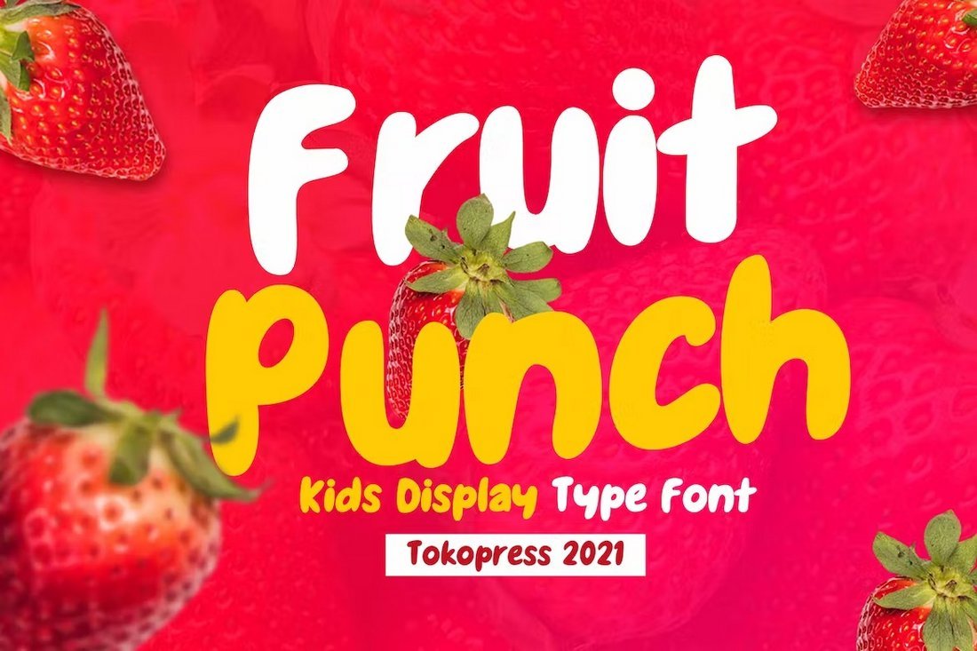 Fruit Punch - Kids Display Font