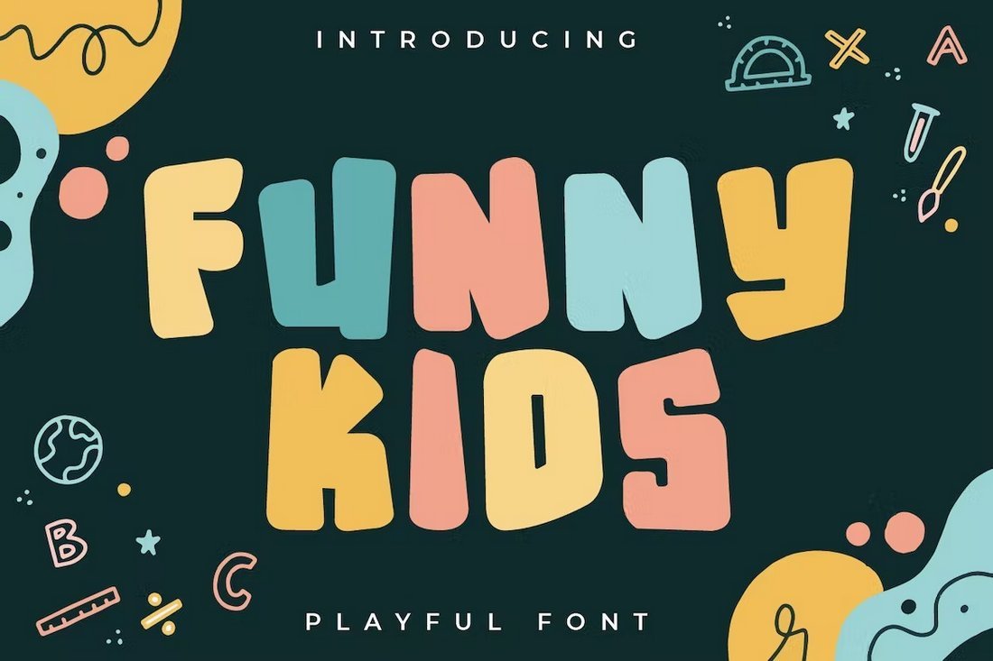 Funny Kids - Cute Display Font