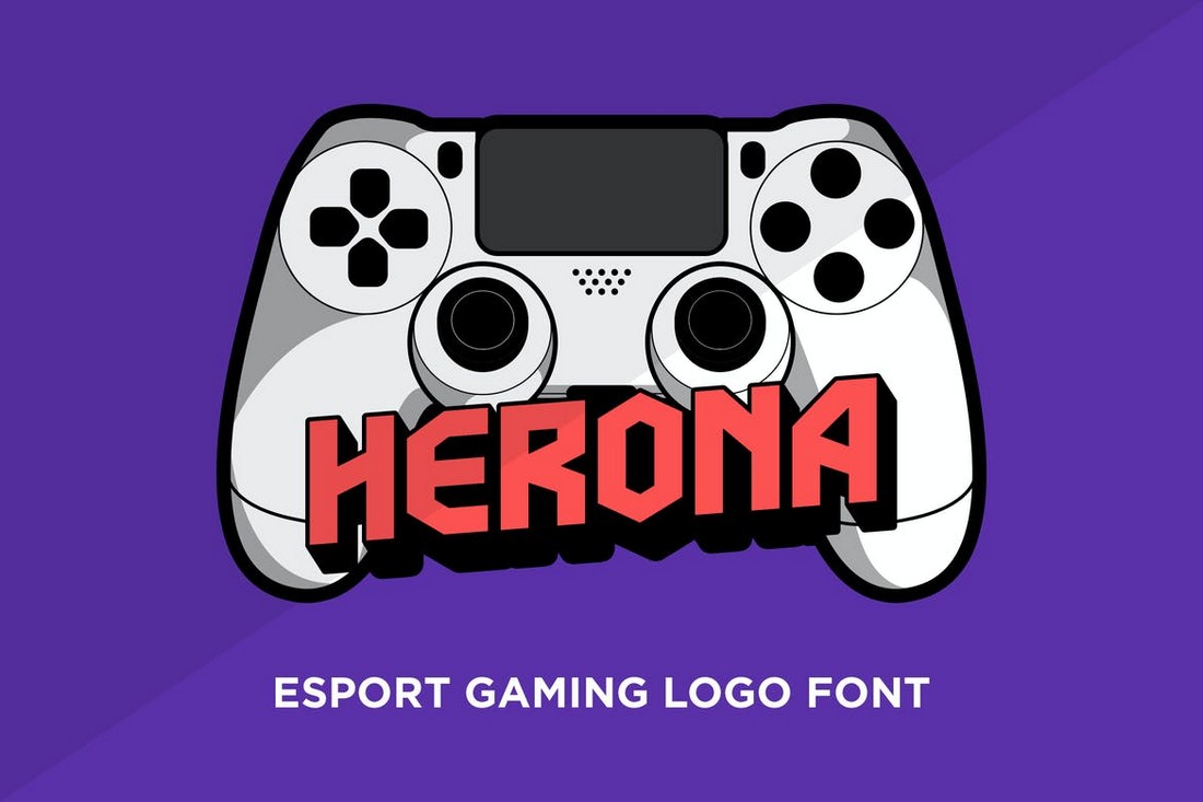 Herona - Esport Logo Font