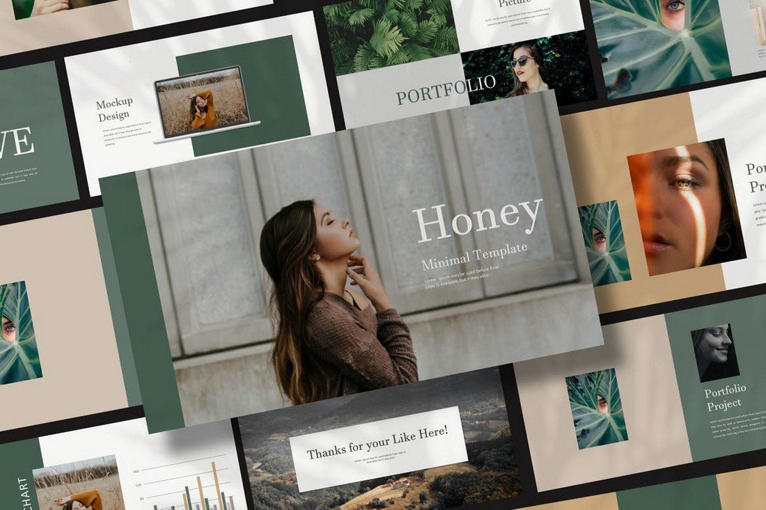 Honey - Fashion Portfolio Powerpoint Template