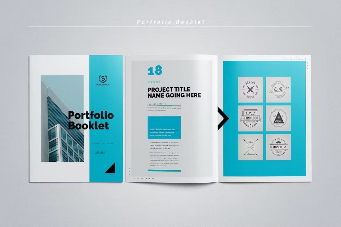 InDesign Portfolio Booklet for Designers