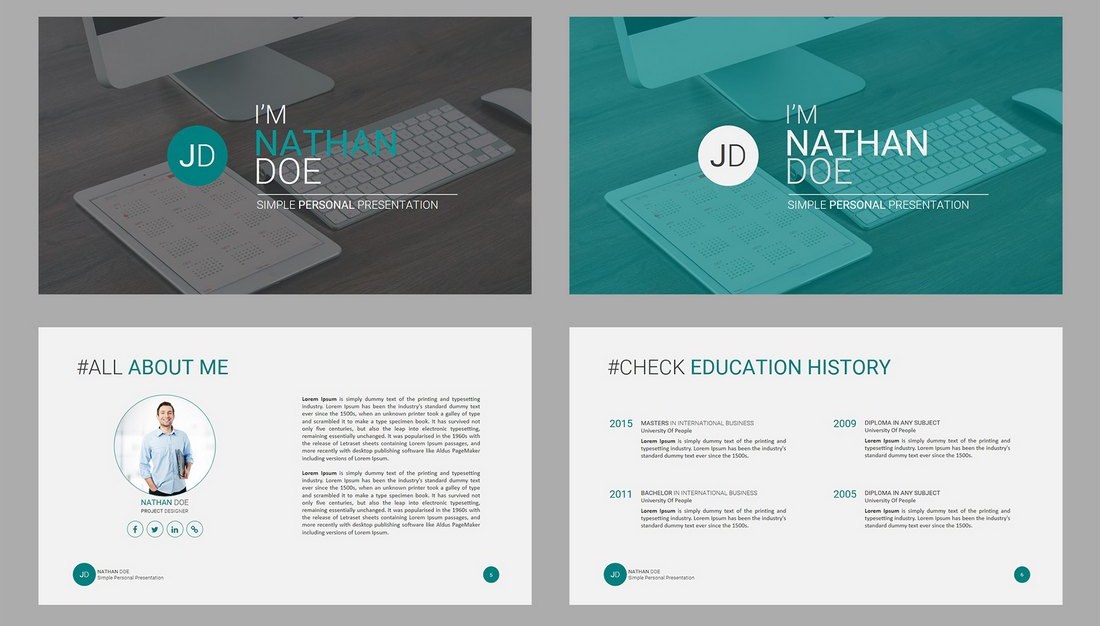 JD - Personal Powerpoint Presentation Template