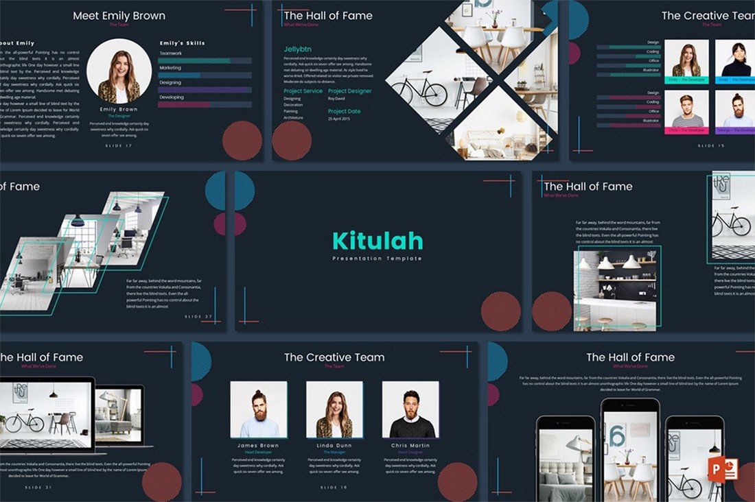 Kitulah - Free Dark Professional PowerPoint Template