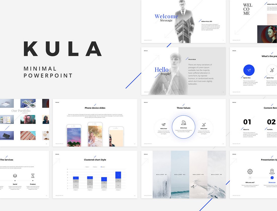 Kula - Clean Free Powerpoint Template