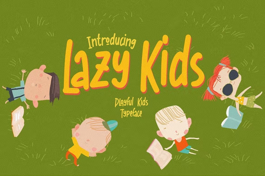 Lazy Kids - Playful Kids Font
