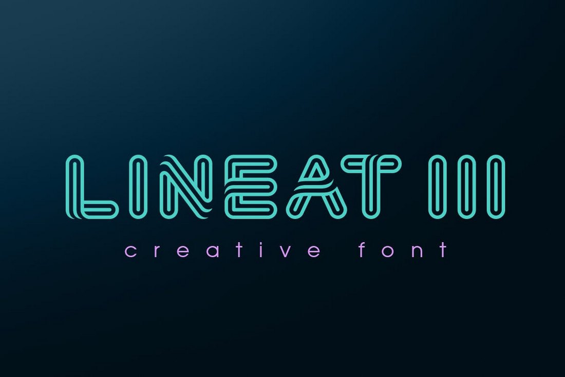 Lineat III - Creative Font