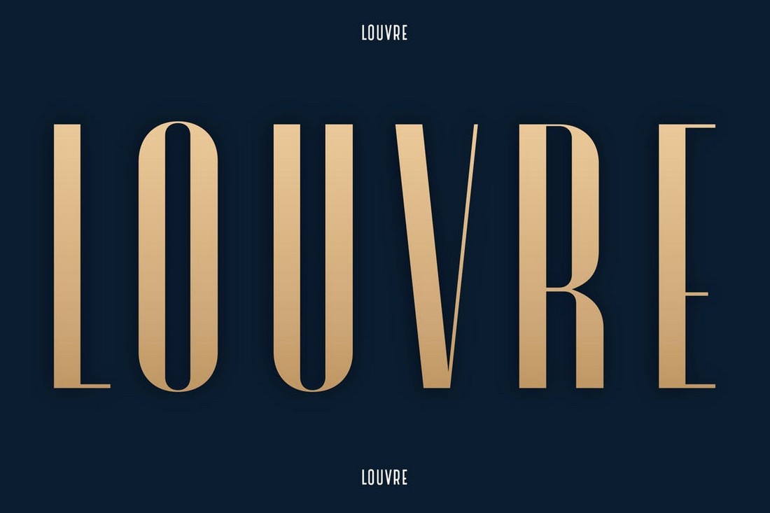 Louvre - Elegant Condensed Font