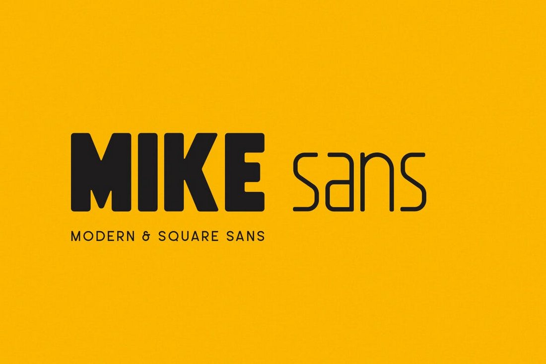 Mike Sans - Square Logo Font