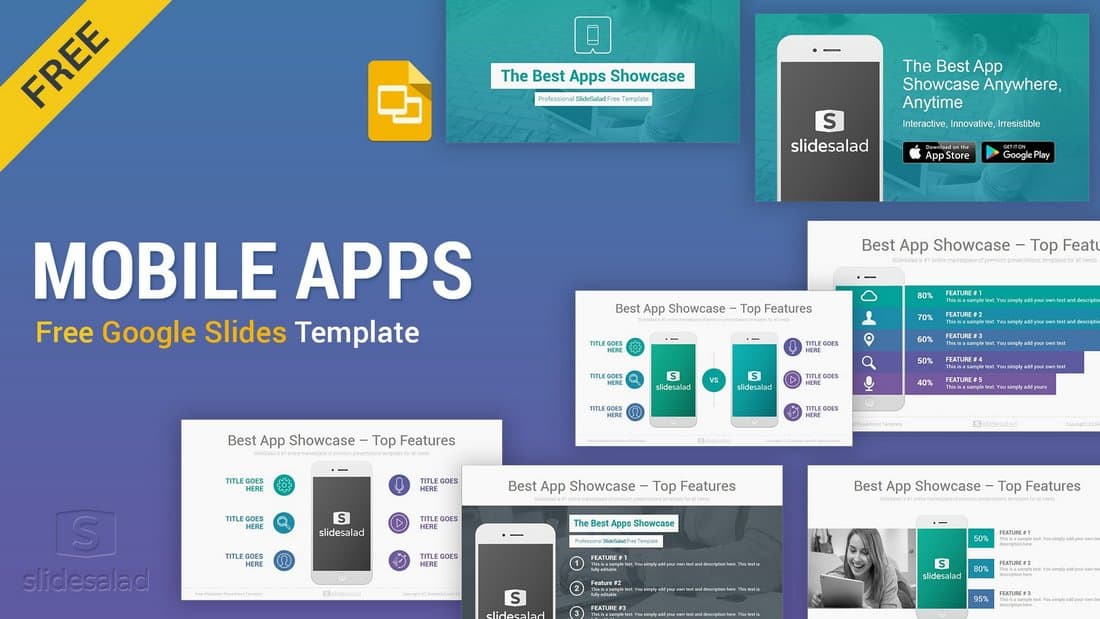 Mobile Apps - Free Google Slides Presentation