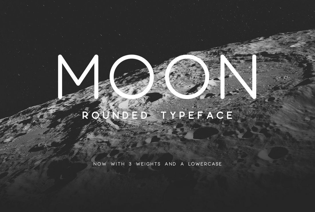Moon - Free Rounded Logo Typeface