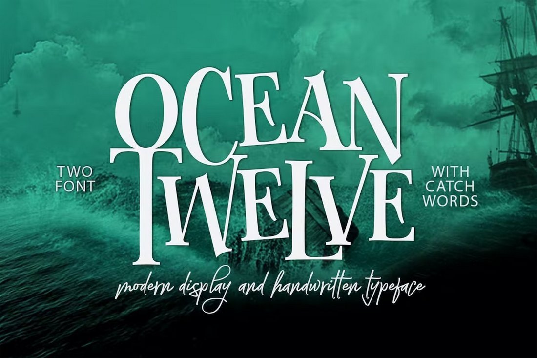 Ocean Twelve - Nautical Font Duo