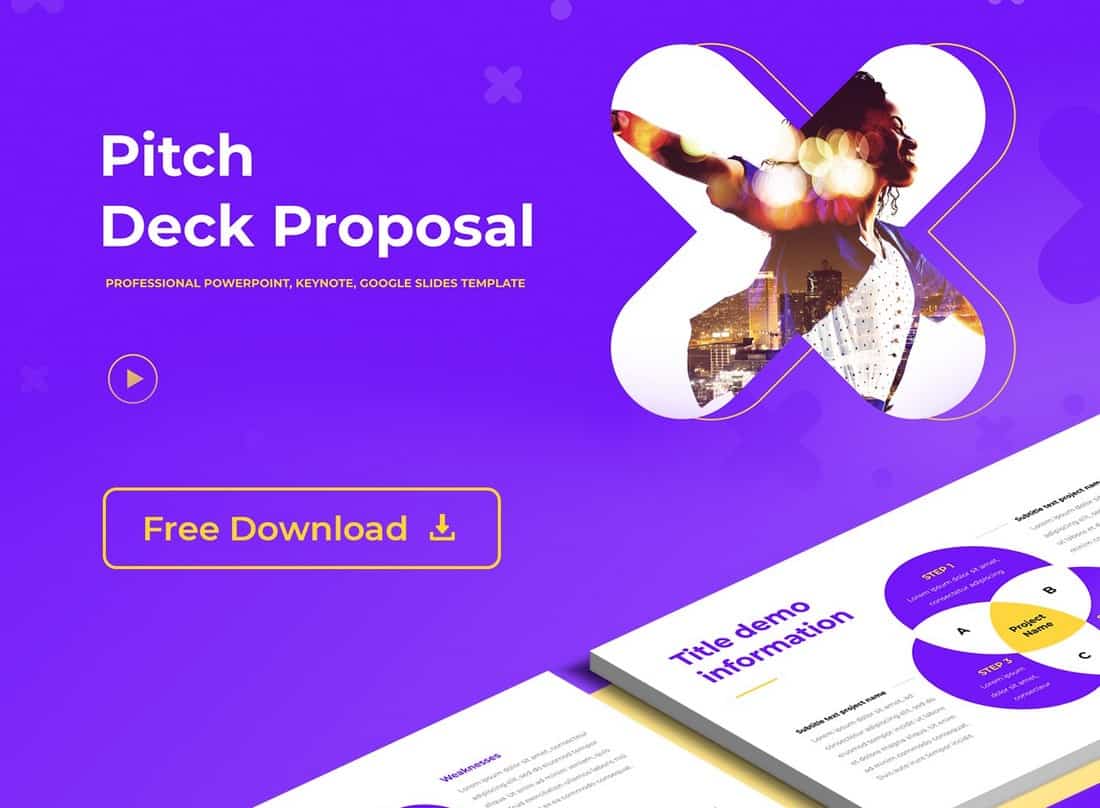 Pitch Deck - Free PowerPoint Presentation Template