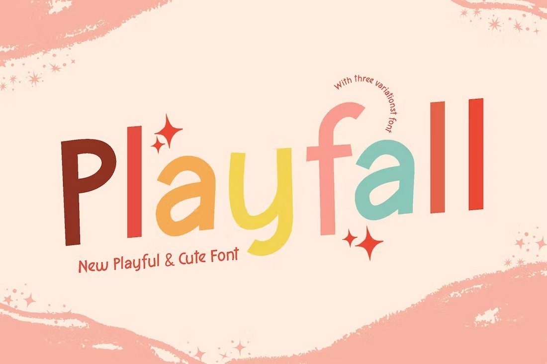 Playfall Kids Education Font