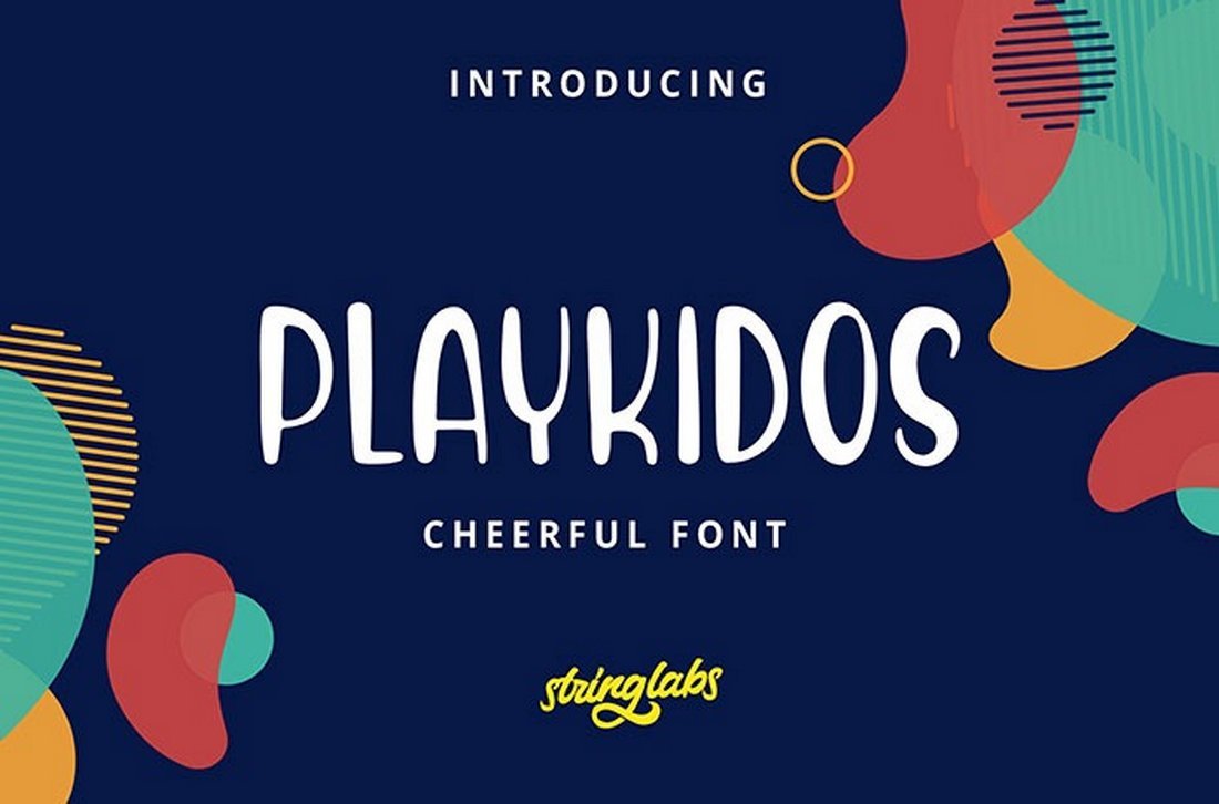 Playkidos - Free playful Kid's font