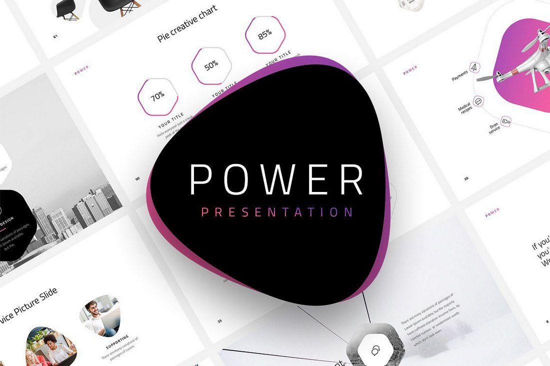 Power - Dynamic Animated PowerPoint Template
