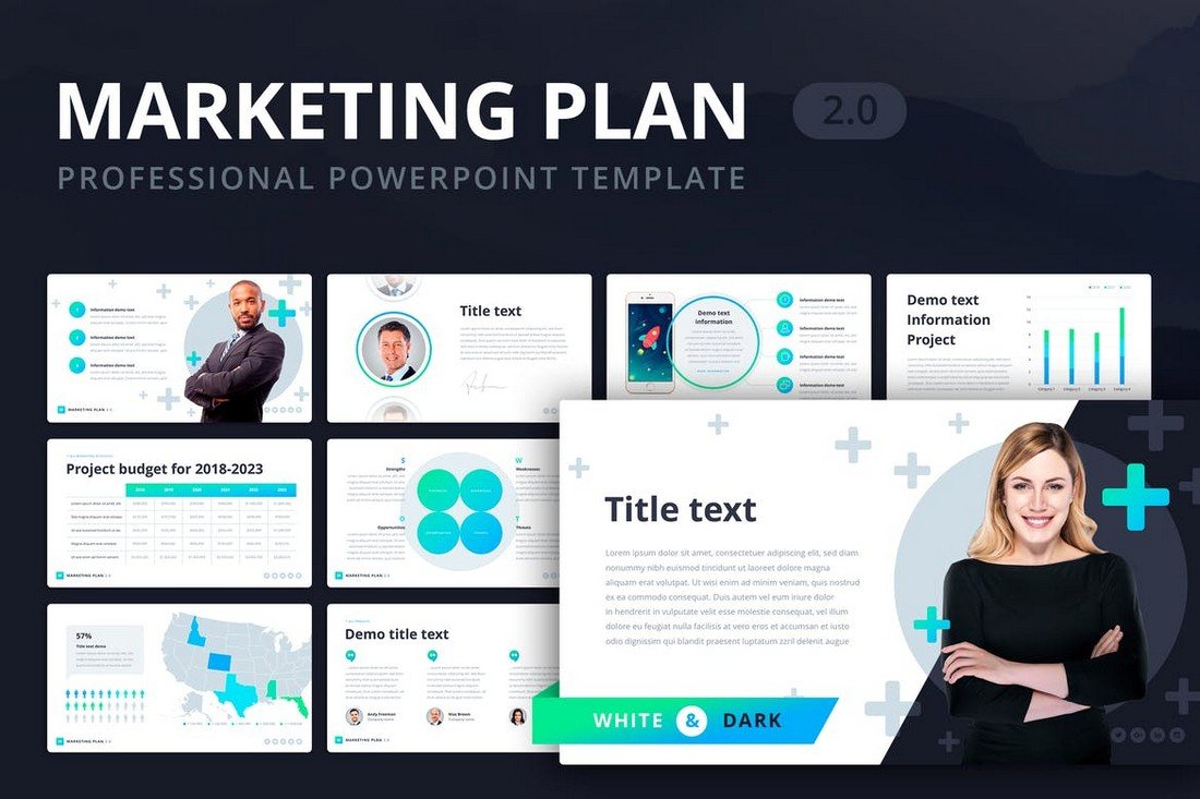Professional Marketing Plan PowerPoint Template
