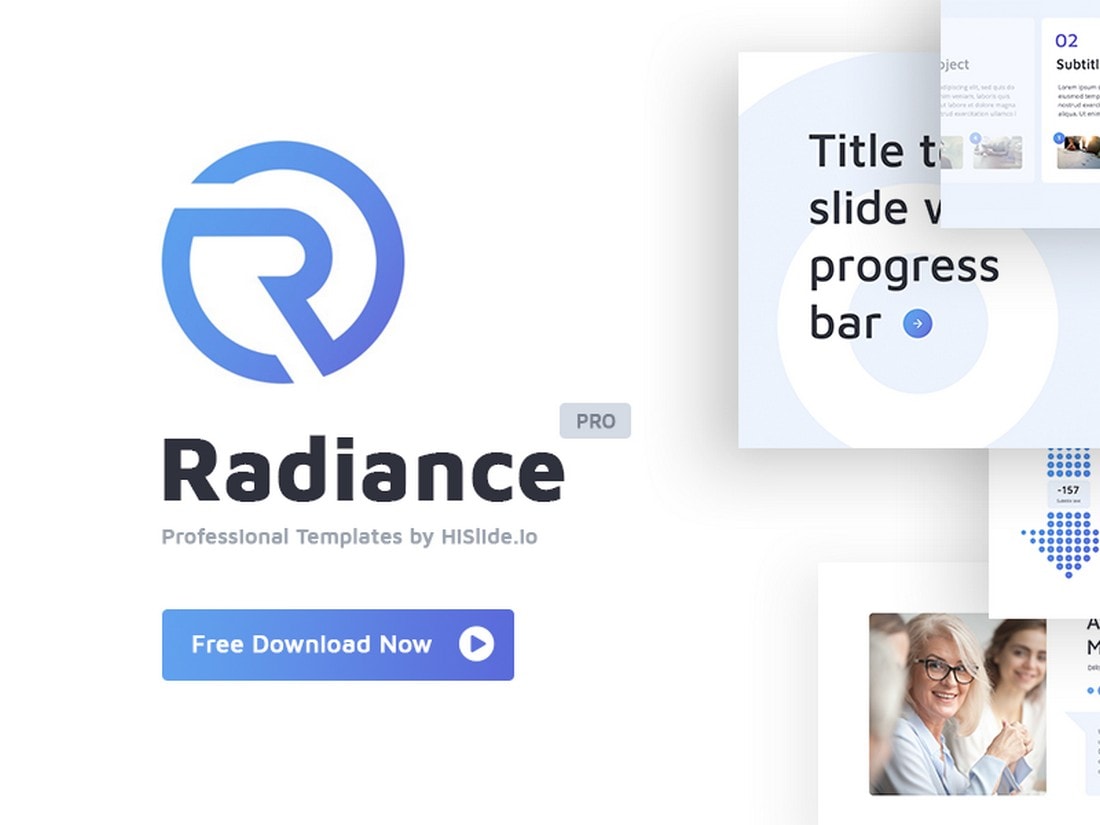 Radiance - Free Agency Keynote Template