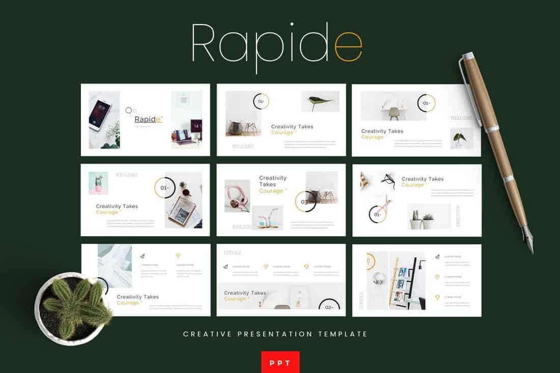 Rapide - Modern Powerpoint Presentation Template