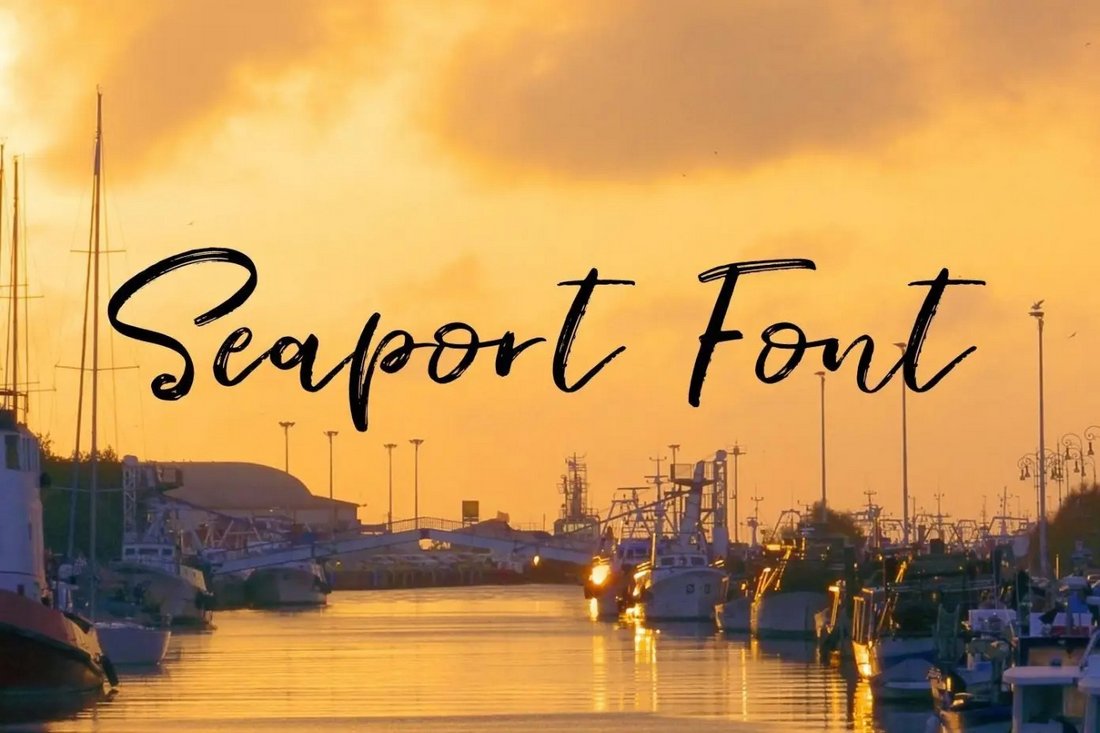Seaport - Free Nautical Font