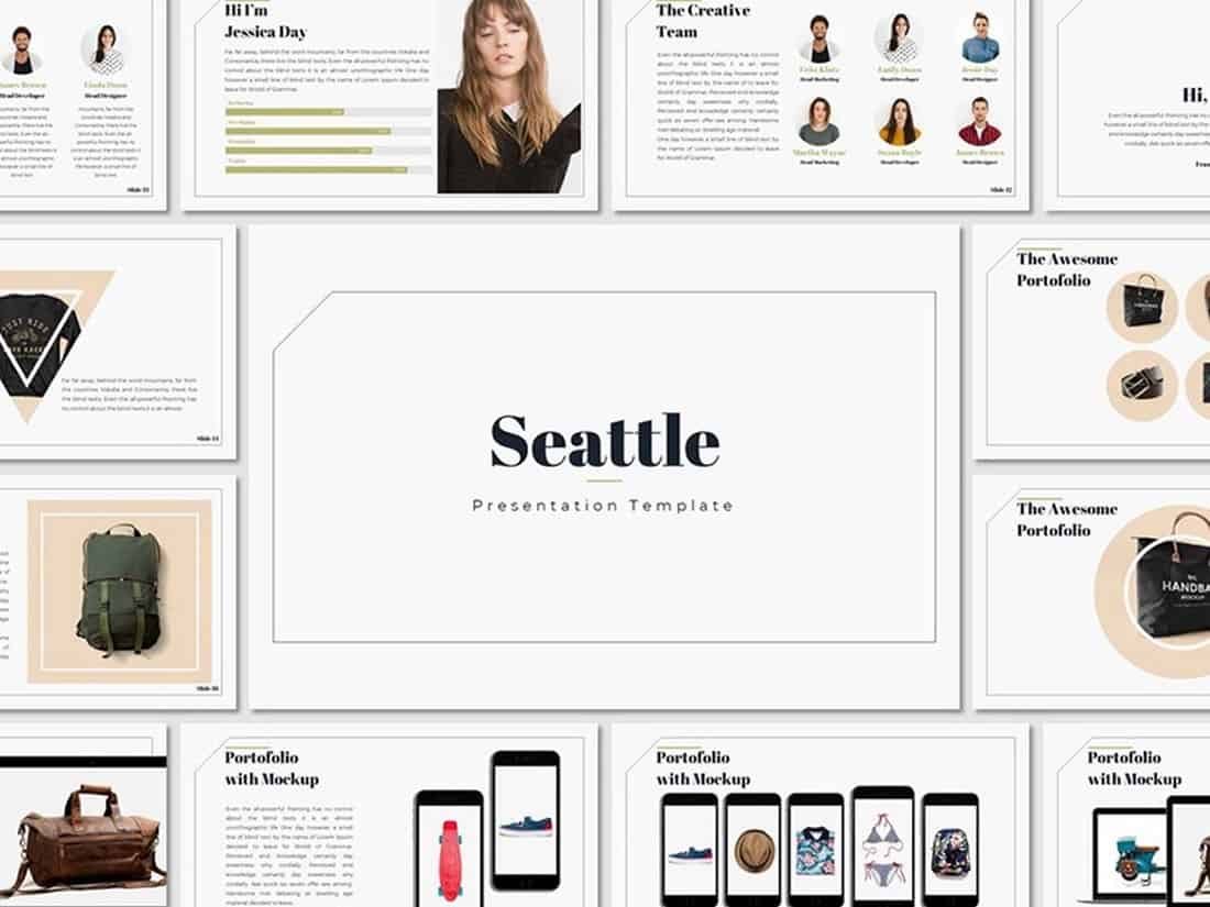 Seattle - Simple PowerPoint Presentation Template
