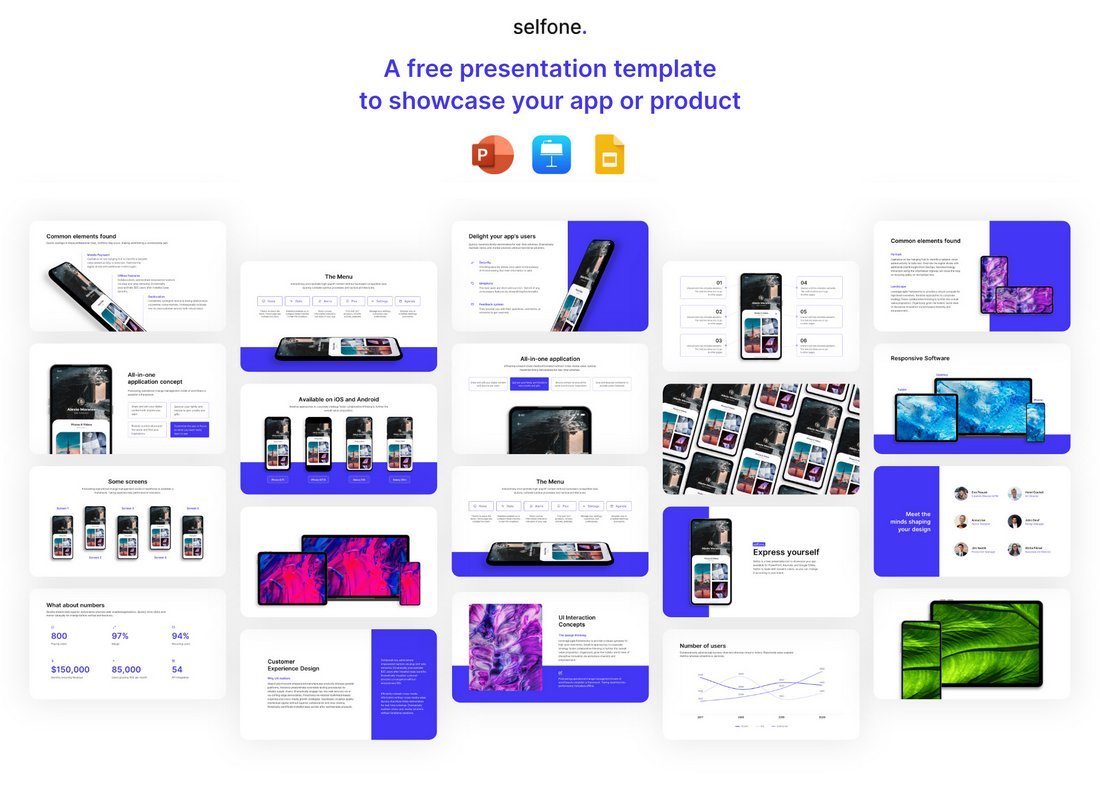 Selfone - Free Professional Presentation Template 2