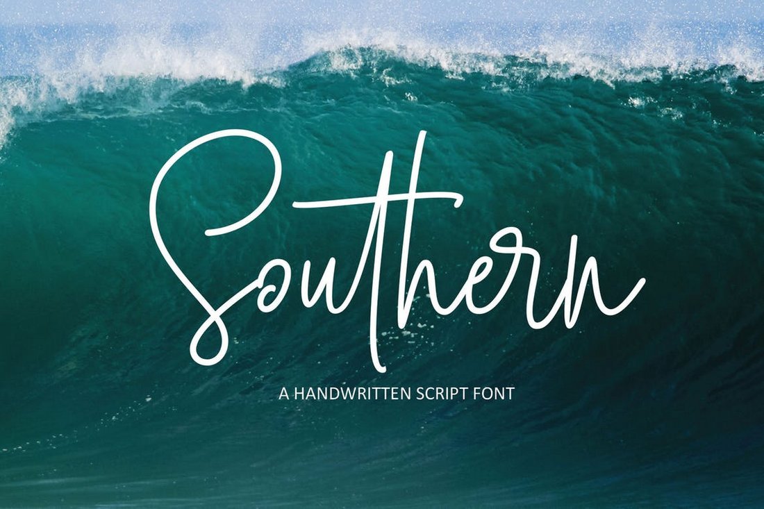 Southern Script - Handwritten Logo Font