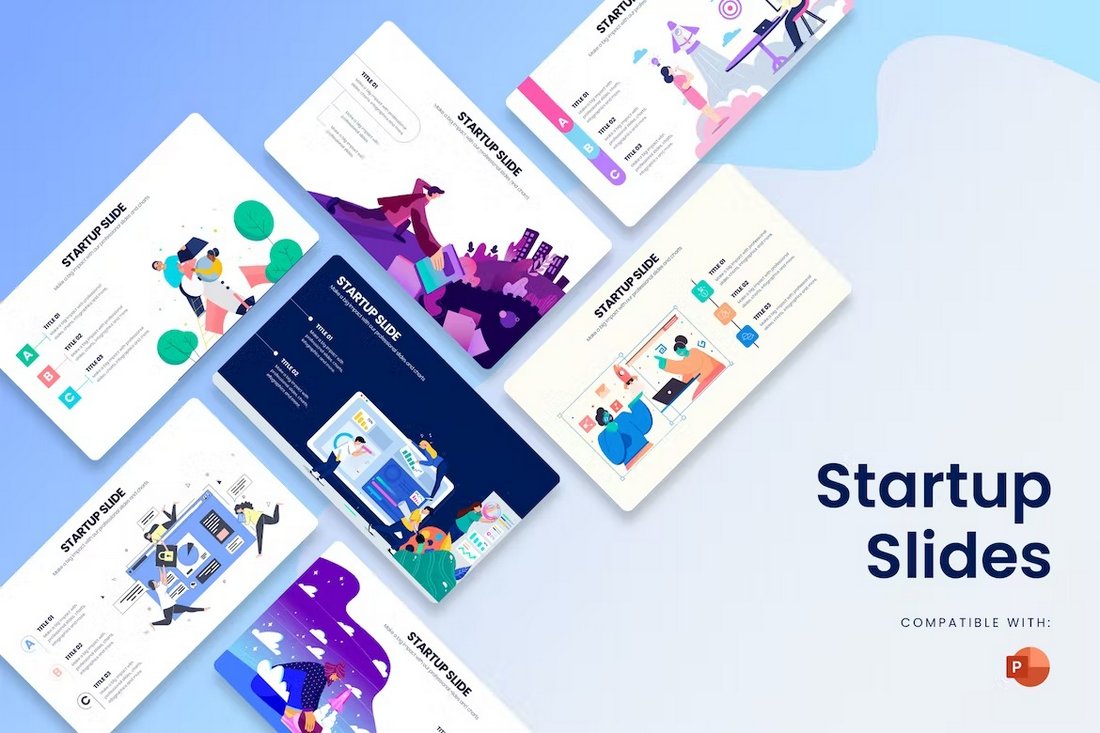 Startup Slides Animated PowerPoint Template