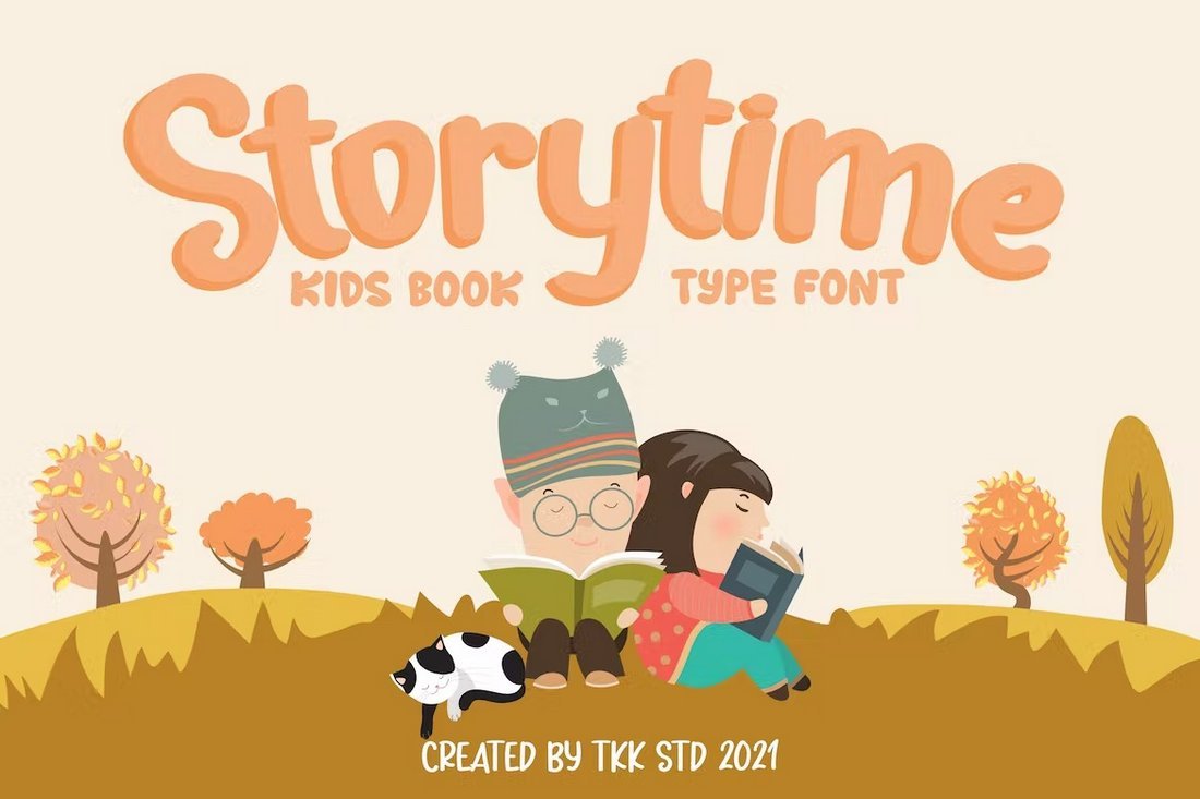 Storytime - Kids book font