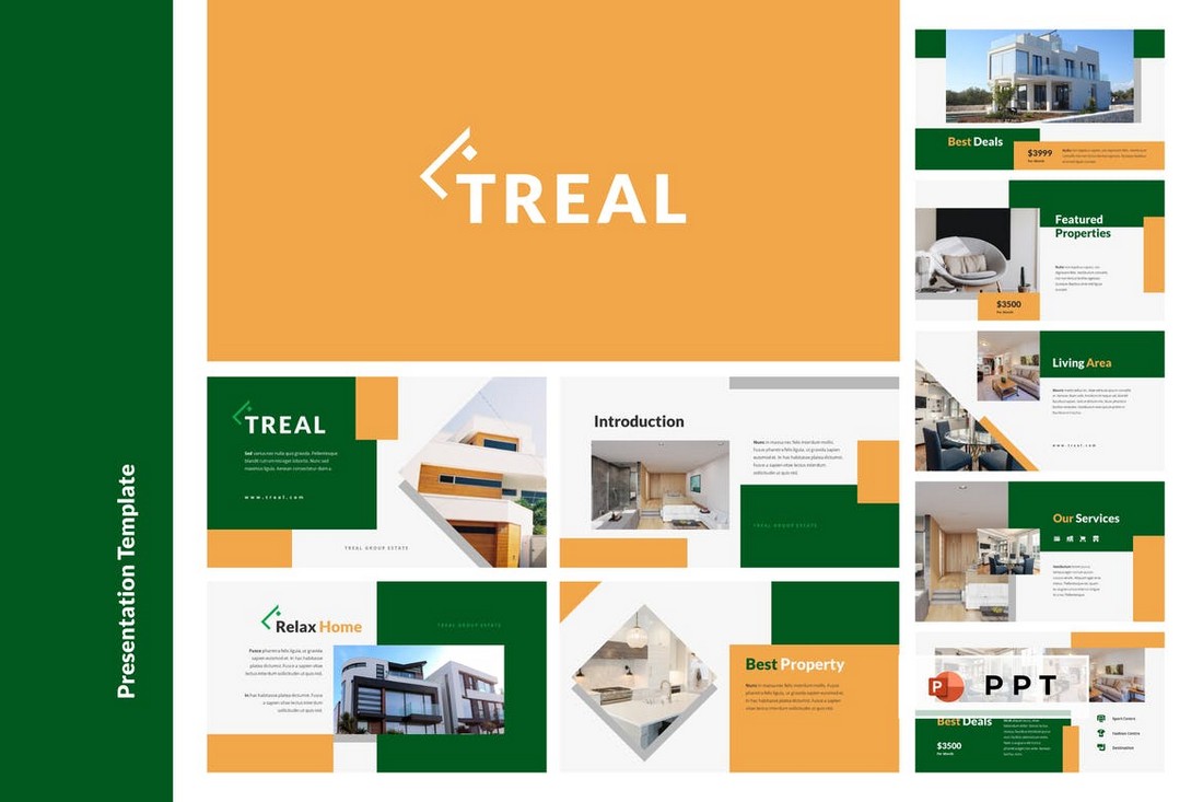 TREAL - Real Estate Powerpoint Template