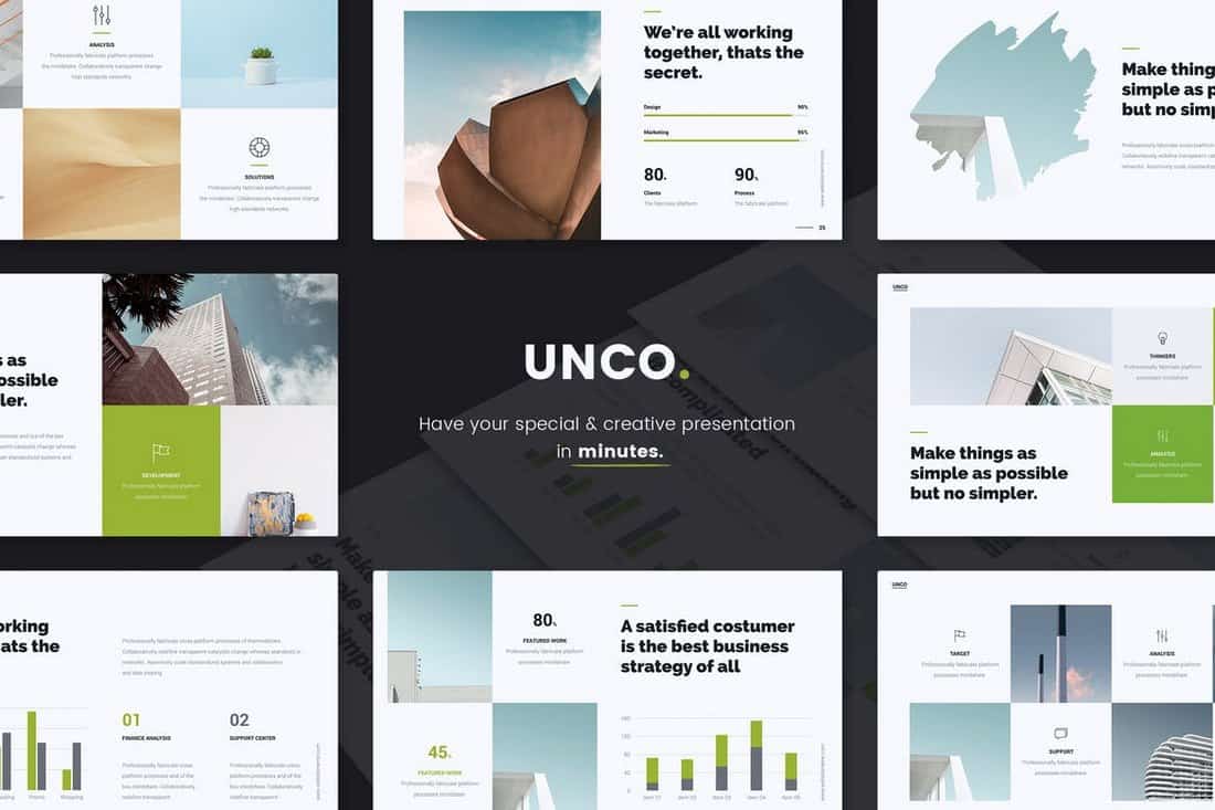UNCO - Simple Business PowerPoint Template