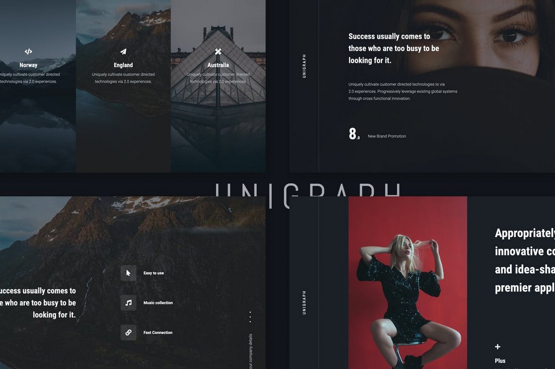 UNIGRAPH - Elegant PowerPoint Portfolio Template