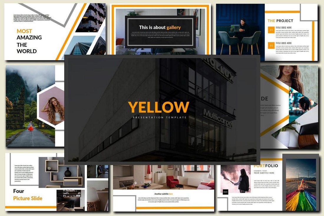 Yellow - PowerPoint Template