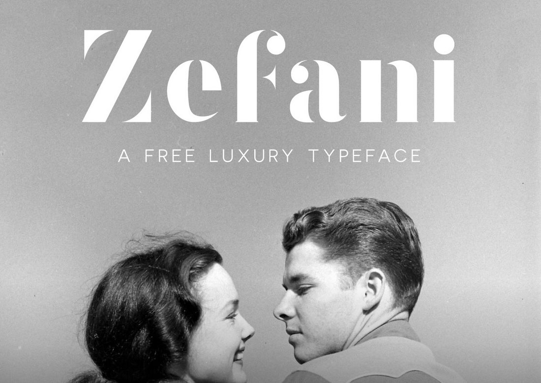 Zefani - Free Luxury Logo Font
