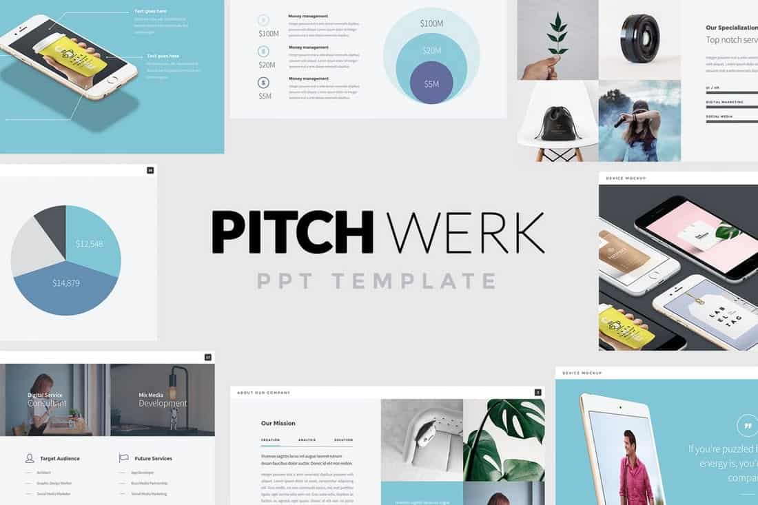 pitch werk-Startup Pitch Deck Template For PowerPoint