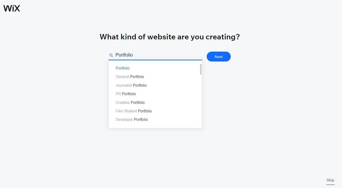 wix create site 2