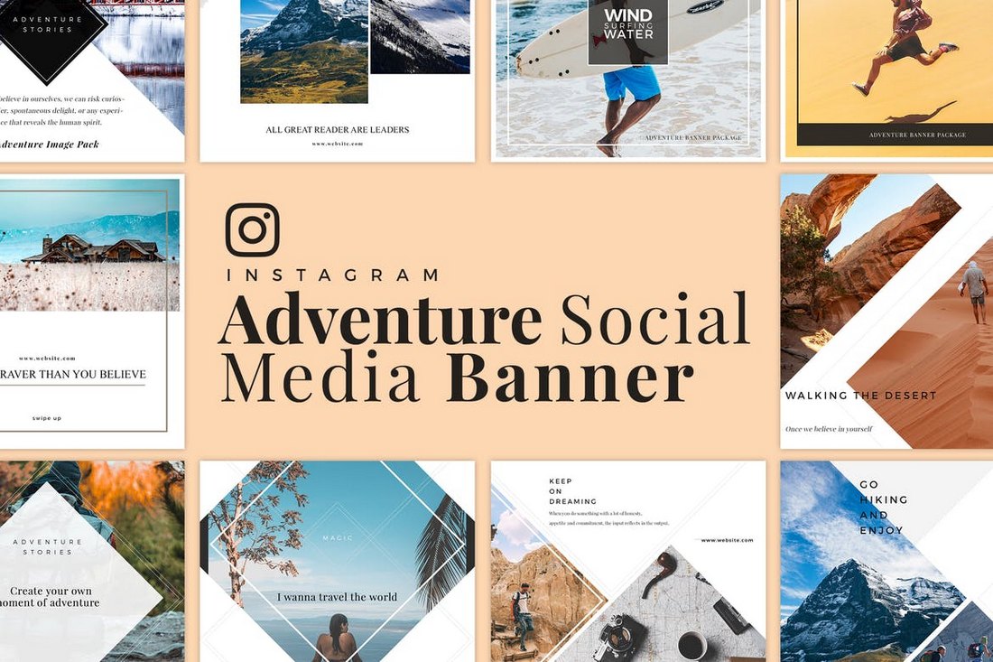 Adventure - Travel Social Media Banner Templates