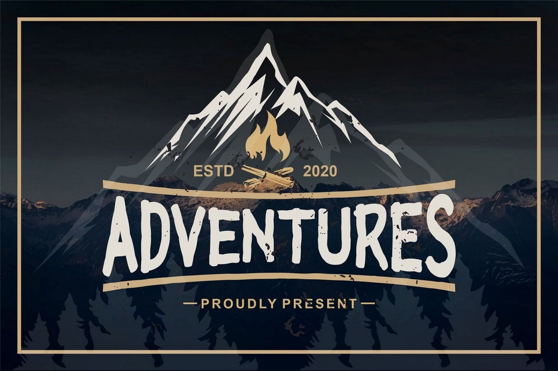 Adventures - Bold Procreate Font