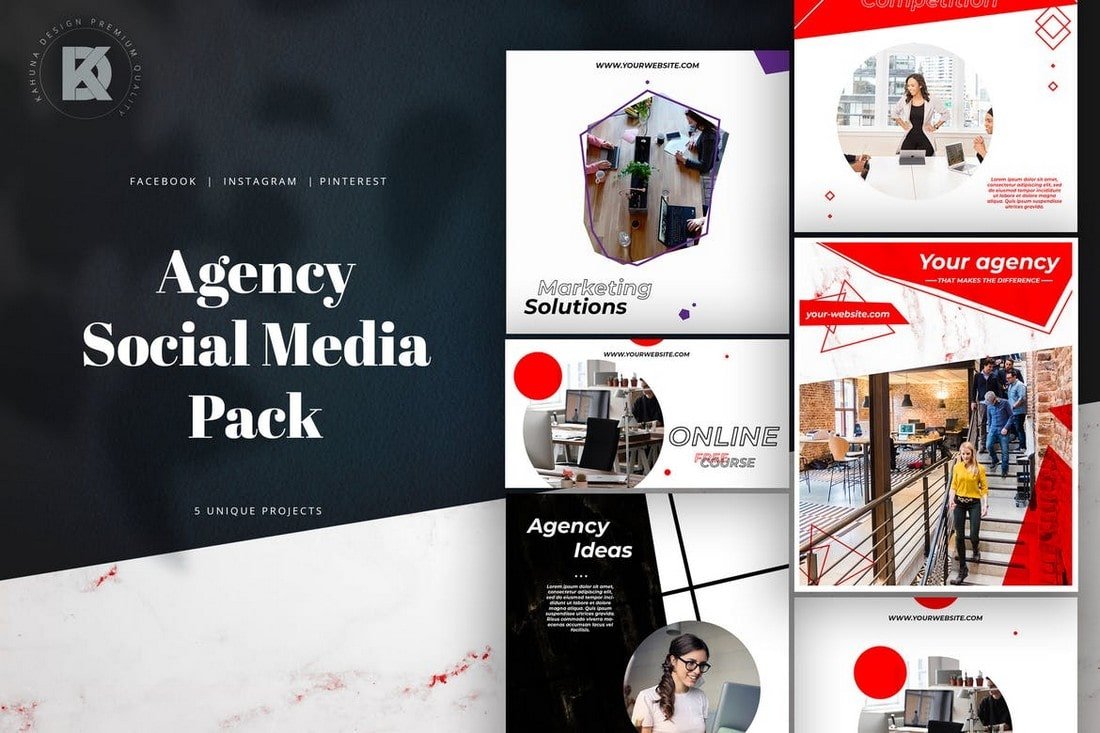 Agency Marketing Social Media Pack