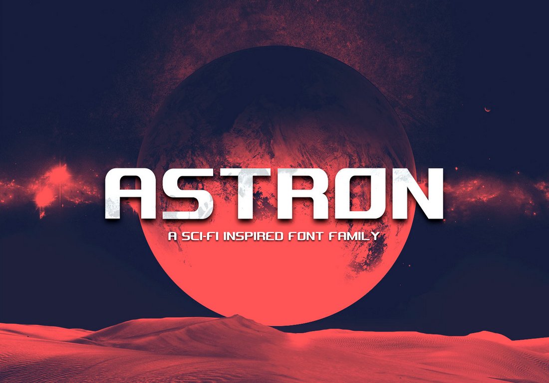 Astron - Free Sci-Fi Space Font