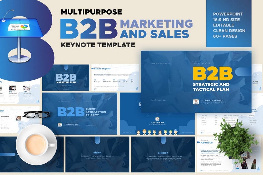 B2B - Marketing and Sales Keynote Template