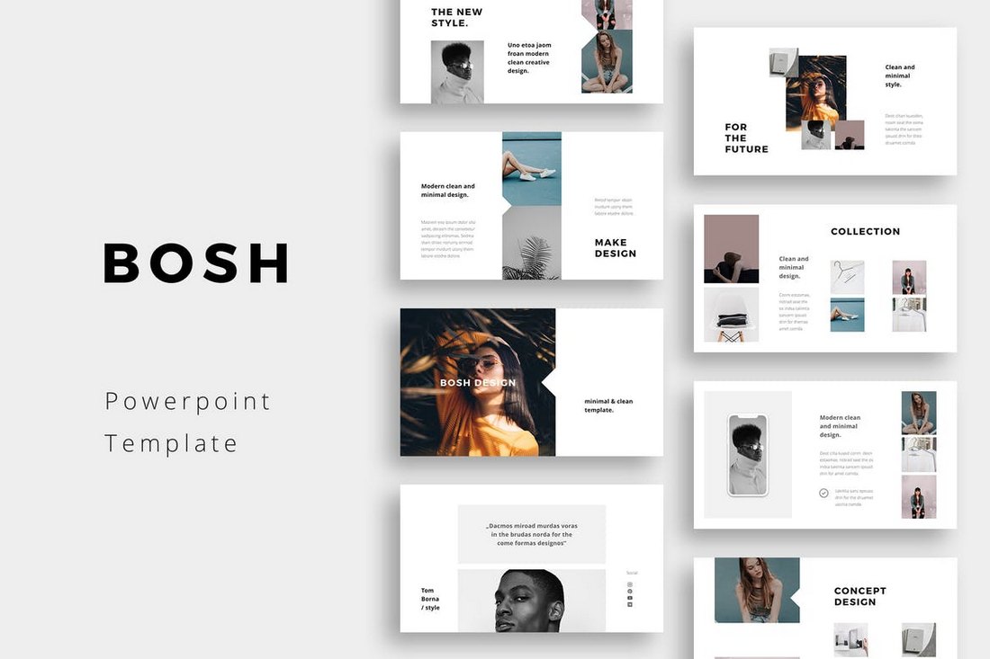 BOSH - Minimal PowerPoint Template