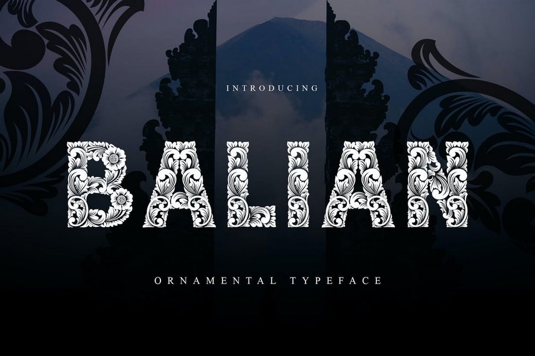 Balian - Unique Ornamental Font